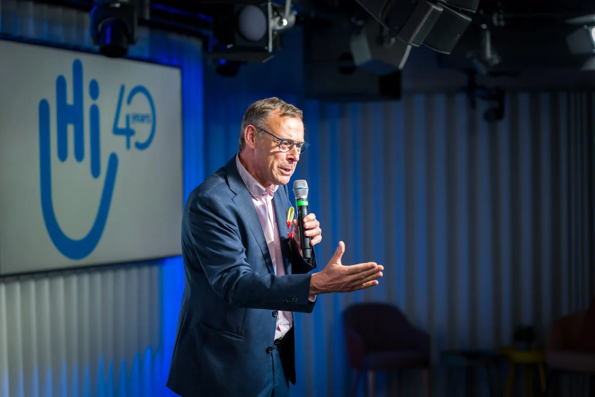 during the speech by Patrick Keusters, Chair of the Board of Directors of Handicap International