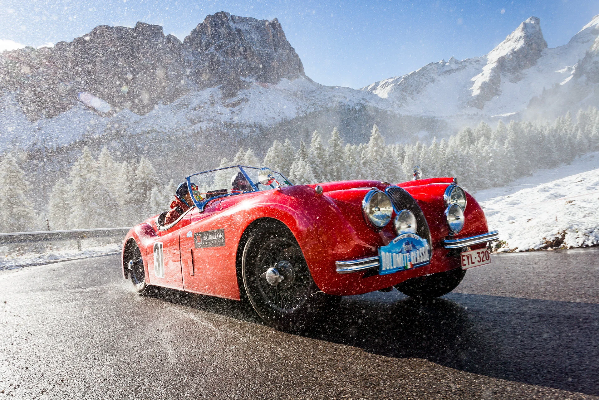 Photo: vintage rally car