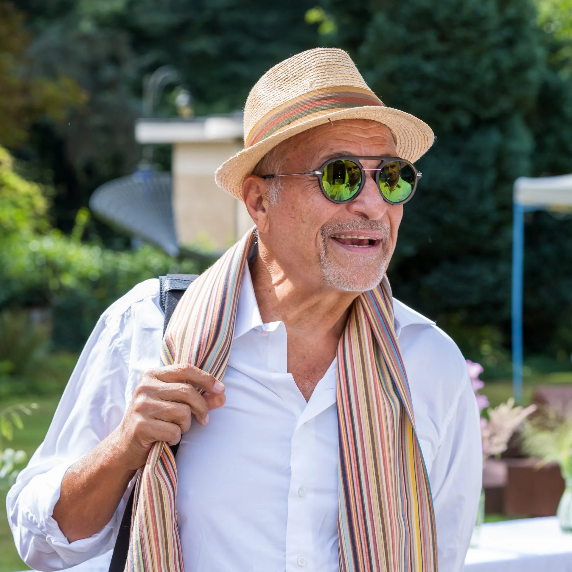 Jean Boghossian photographié lors de la Summer Party à la Villa Empain à Bruxelles par un photographe professionnel de ISOWAY