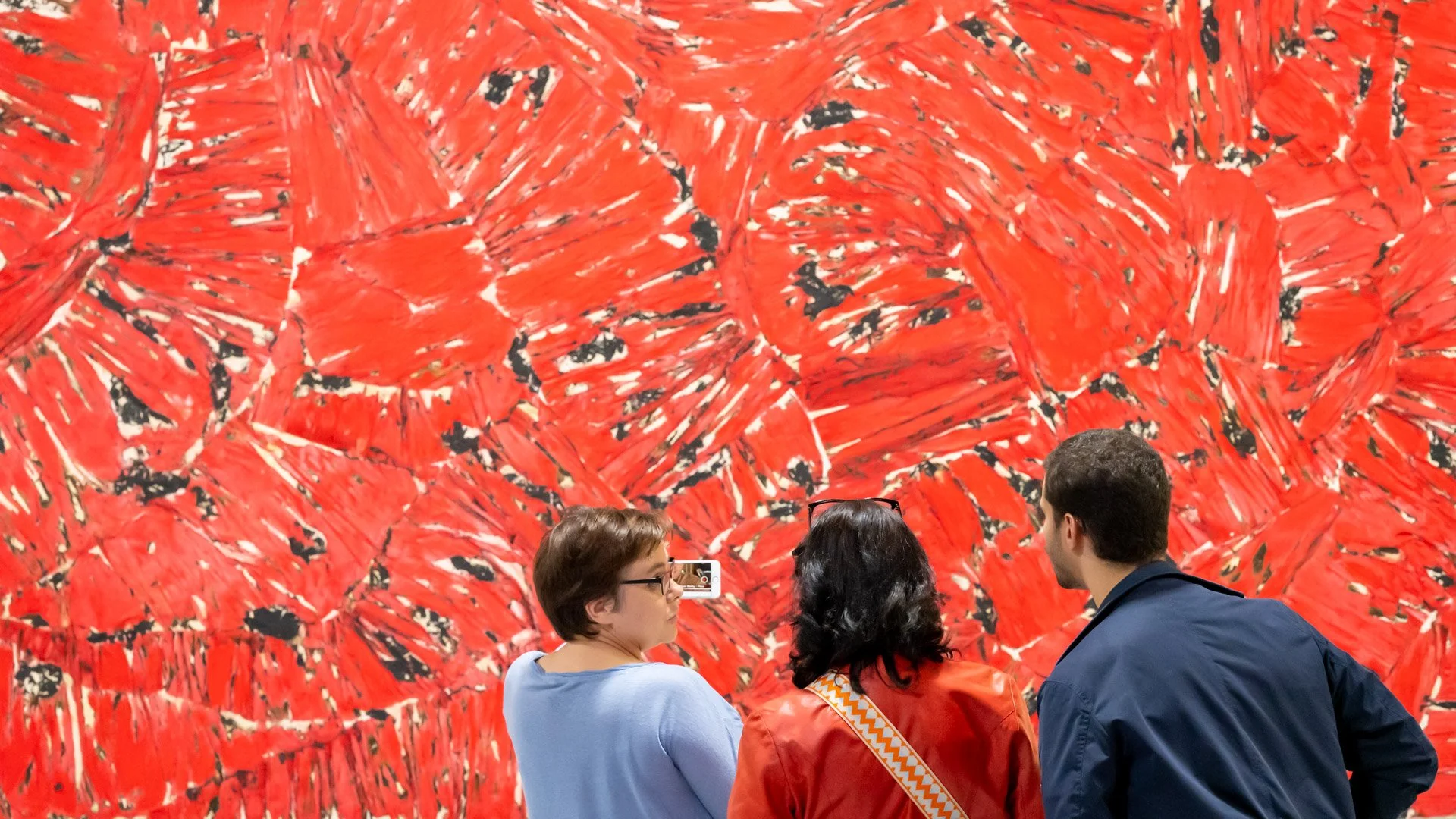 Nathalie De Witte at the opening of the Jean Boghossian exhibition to mark the launch of the BXL.ART-NFT.GALLERY