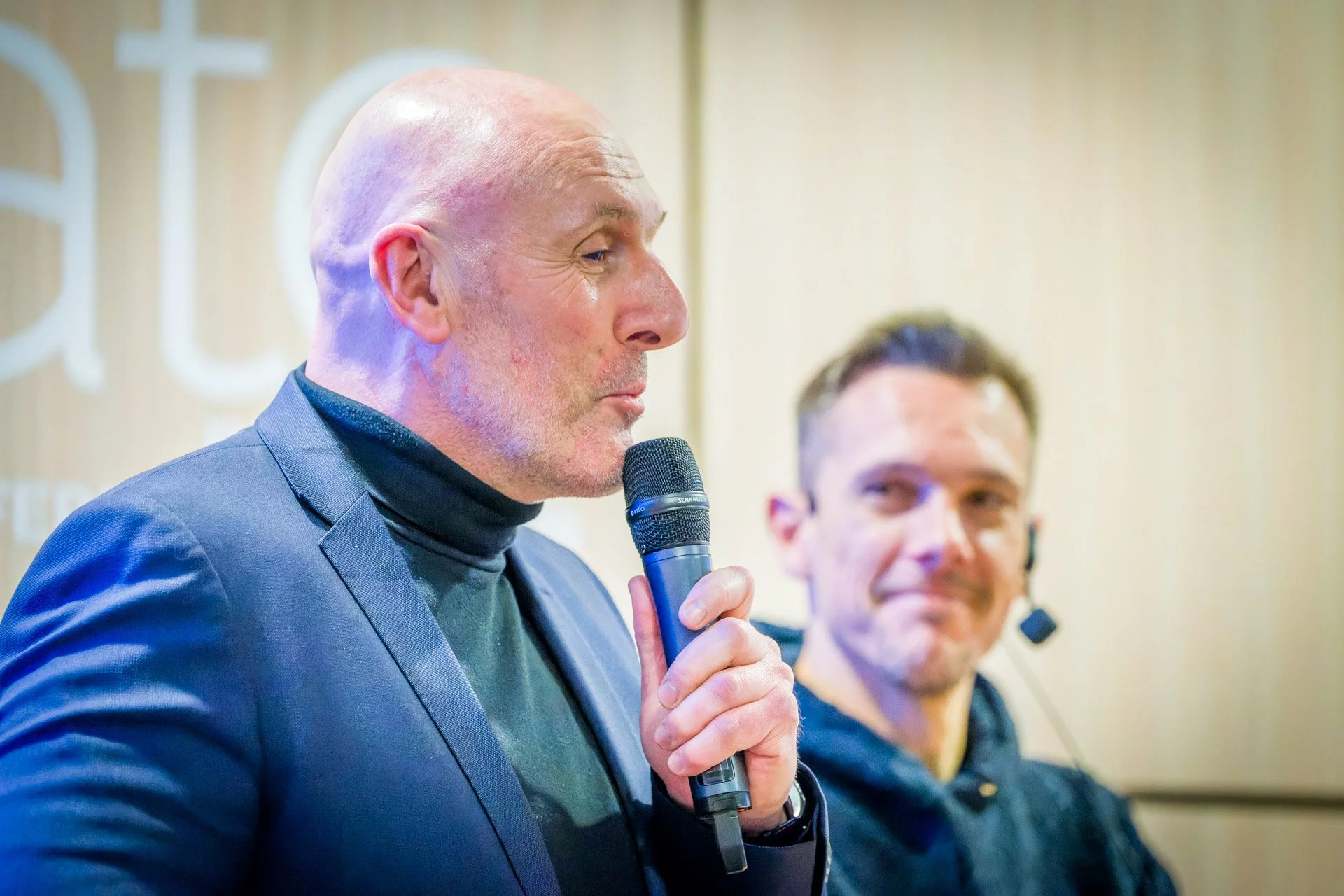Photo professionnelle de Charles Caprasse et de Philippe Gilbert